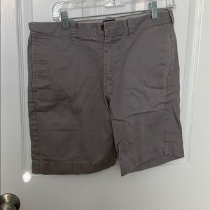 Gray j crew shorts